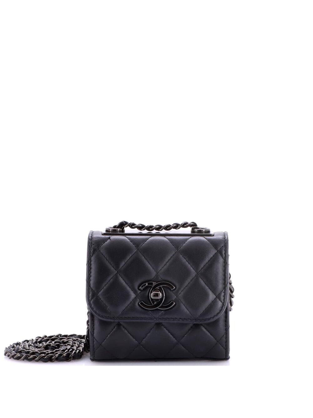 Chanel So Black Trendy Cc Clutch With #262224C38B